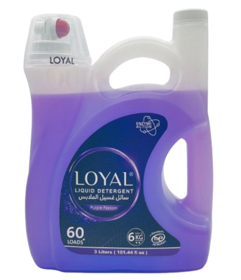 سائل غسيل الملابس لويال البنفسجي 3 لتر