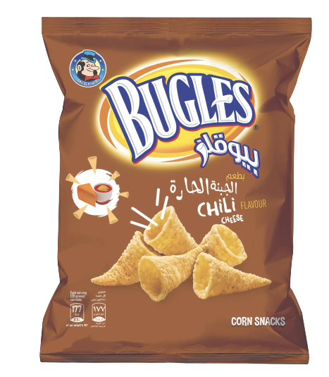 شيبس بيوقلز جبنة حارة 30 غم