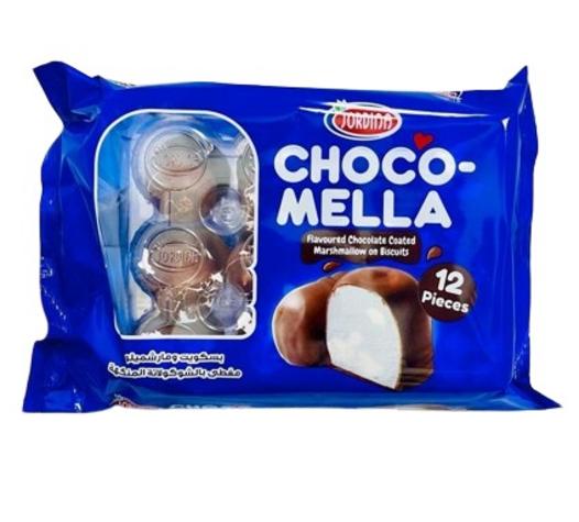 جوردينا  بسكويت ومارشميلو مغطى بالشوكولاتة المنكهة 12 قطعة24غم