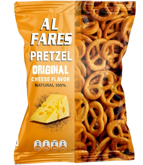 بسكويت الفارس بريتزل بنكهة الجبنة 120 جم