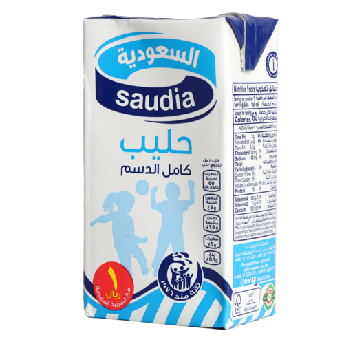 السعودية حليب كامل الدسم 125 مل