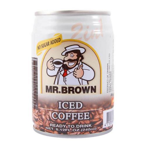 قهوة مستر براون مثلجة بدون سكر مضاف 240 مل
