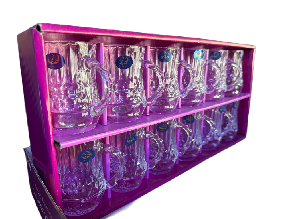 الصافي كاسات شاي 12 قطعة