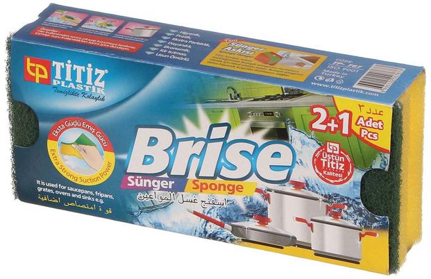 كوين اسفنجة تنظيف مستطيلة 6 + 3