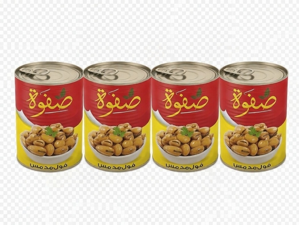 صفوة فول مدمس 380 غم 4 علب