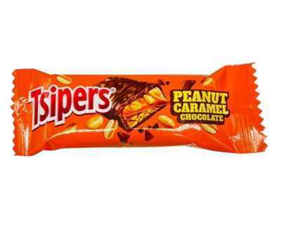 تسايبرز لوح شوكولاتة بزبدة الفول السوداني والكراميل 20 جم