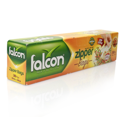 فالكون اكياس حفظ طعام بسحاب 40 × 30 سم