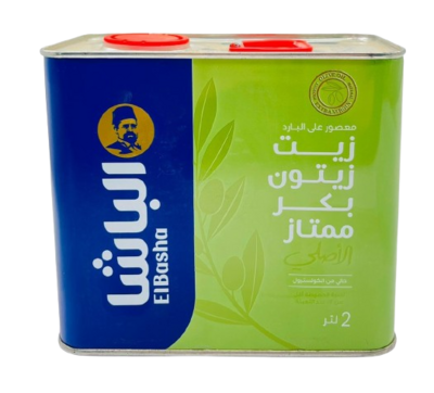 الباشا زيت زيتون  بكر ممتاز 2لتر