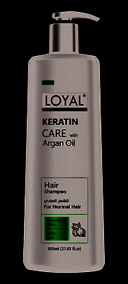 لويال شامبو نعومة الكيراتين وزيت الارجان 800 مل