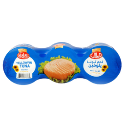 العلالي تونة بزيت دوار الشمس 170 جم 3 قطع