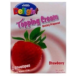 نون ديلايت كريمة فراولة 72 غم