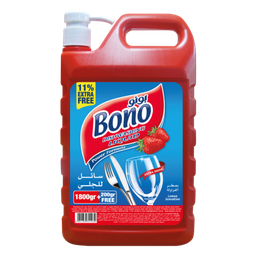 [ooo] بونو سائل غسيل الأطباق بالفراولة 1.8 لتر