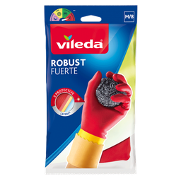 فيلدا قفازات مطاطية قوية متينة متوسطة الحجم