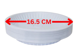 [qqq] الاهرام صحون بلاستيك 16 سم 50 صحن