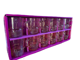 CRV 118 الصافي طقم شاي الباشا عسلي 12 قطعة