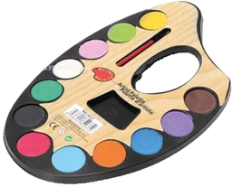 [00099] لوح الوان مائية