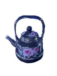 ابريق شاي مدهون وسط