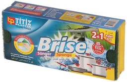 كوين اسفنجة تنظيف مستطيلة 6 + 3