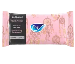 فاين مناديل مبللة للجيب فريش جاردينيا 12 منديل