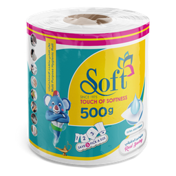 سوفت مناشف ناعمة متعددة الاستخدام طبقتين 500 جم