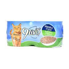 باتي لحم مع طعام القطط الرطب بالدجاج الحقيقي 4 × 156 جم